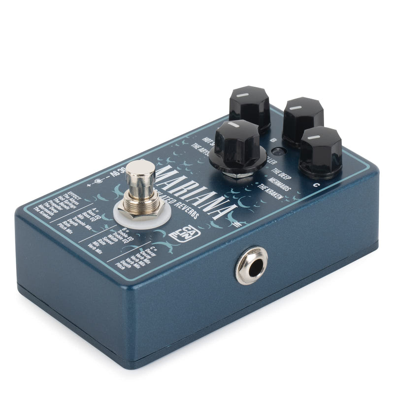 Caline CP-507 Mariana Modulated Digital Reverbs Guitar Effects Pedal (7 Kinds of Reverb) Aluminum Alloy Casing