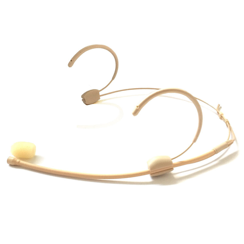 Microdot 4015 Headset Head-Mounted Headworn Microphone for SHURE Wireless System - Mini XLR Ta4f Connector - Omidirectional Mic