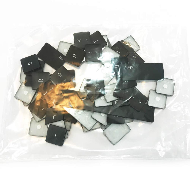 Willhom Keyboard Keys, Keycap US Set Replacement for MacBook Pro Touch Bar 13-inch A1989, 15-inch A1990 2018 2019