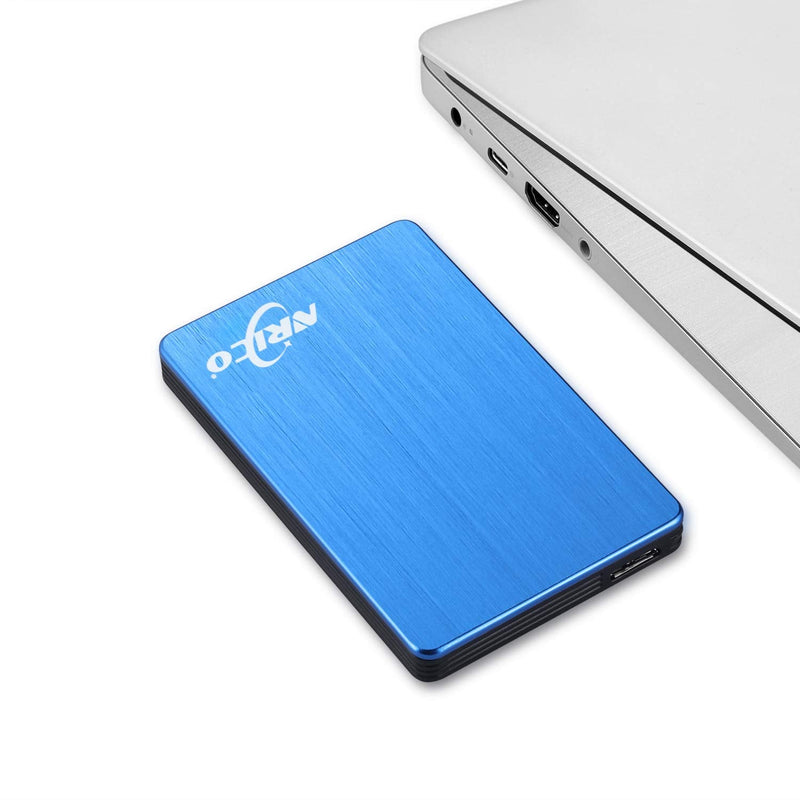 NRICO Portable External Hard Drive, USB 3.0, 2.5 Inch, Compatible with PC, Mac, Desktop (Blue, 320, GB) | 2.5inch Storage Compatible for PC, Mac, Desktop,PS4 Blue 320 GB