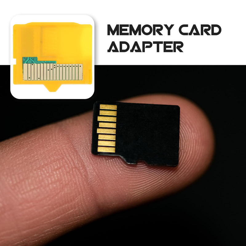 UKCOCO Micro SD Attachment -1 Camera TF to XD Card Insert Adapter Sd Memory Adapter 25 x 25 x 5 mm for Micro SD Micro Yellow