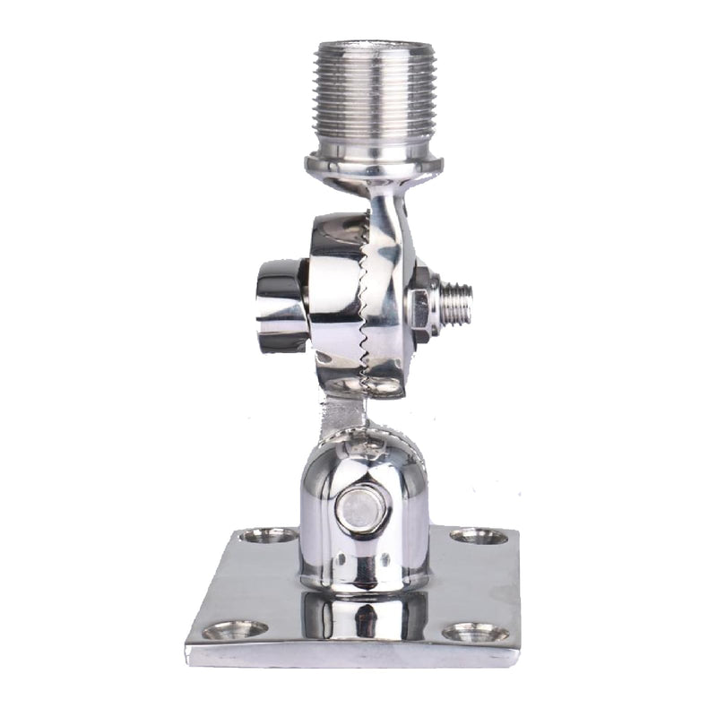 [AUSTRALIA] - NovelBee Marine VHF Antenna Mount,316 Stainless Steel Antenna Adjustable Base Bracket Holder for Boats 