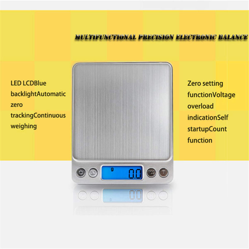 LCD Portable Mini Electronic Digital Scales 3000g/0.1g Pocket Case Postal Kitchen Jewelry Weight Balance Scale