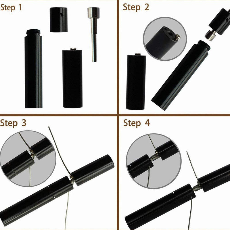Leeko Coil DIY 5-in-1 Tool Electronic Cigarette Kit Mini Coil Multi Tool Changing Accessory Set (Black) Kit V3