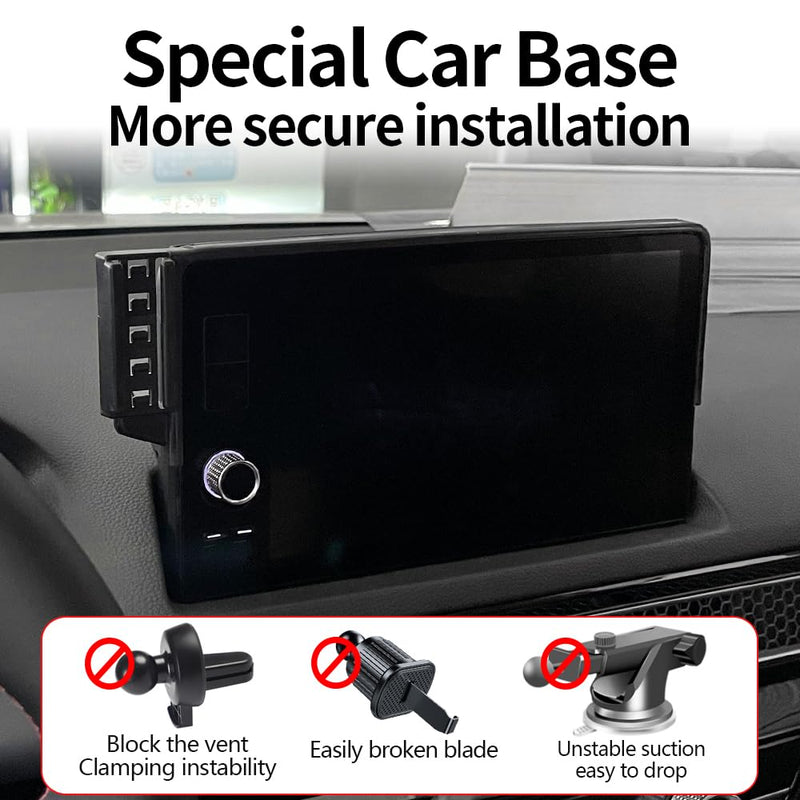 Car Phone Holder for Honda Civic 2022 2023 2024 2025 2026，Acura Integra 2023-2026 Auto Accessories Navigation Screen Bracket Interior Decoration Dashboard Cell Mobile Phone Mount case Accessory for Civic 2022-2026，Integra 2023-2026（Screen）