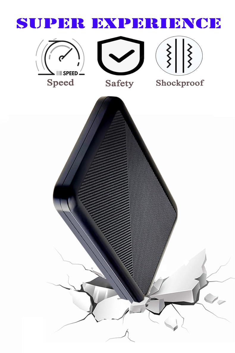 750GB Ultra Slim Portable External Hard Drive USB 3.0 HDD Storage for PC, Mac, Laptop, PS4, Xbox one 750GB