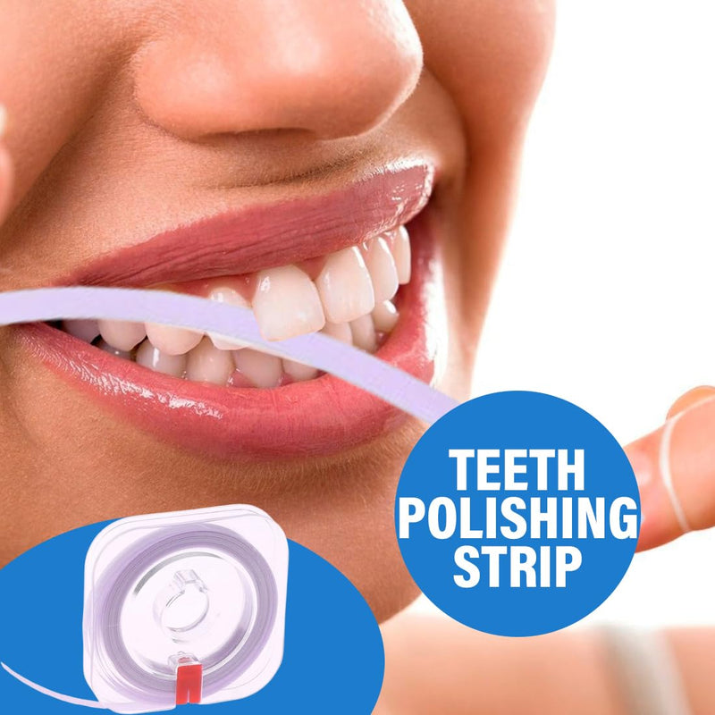 [AUSTRALIA] - WeddHuis 1 x Dental Polishing Tool, Ultra-Fine 50μm Grit Size Strips for Interdental Grinding and Smoothing with 4 mm Width Resin Dental Polishing 50 um 