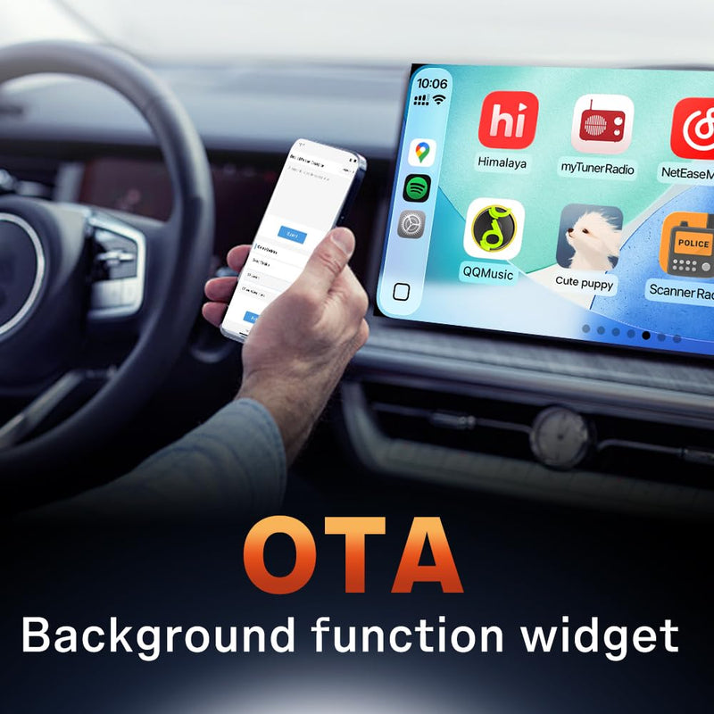 2-in-1 Wireless CarPlay & Android Auto Adapter - CarlinKit MINI Ultra3 | Converts Factory Wired CarPlay or Android Auto to Wireless | Auto Connect | for iPhone & Android | Ultra-Compact Design