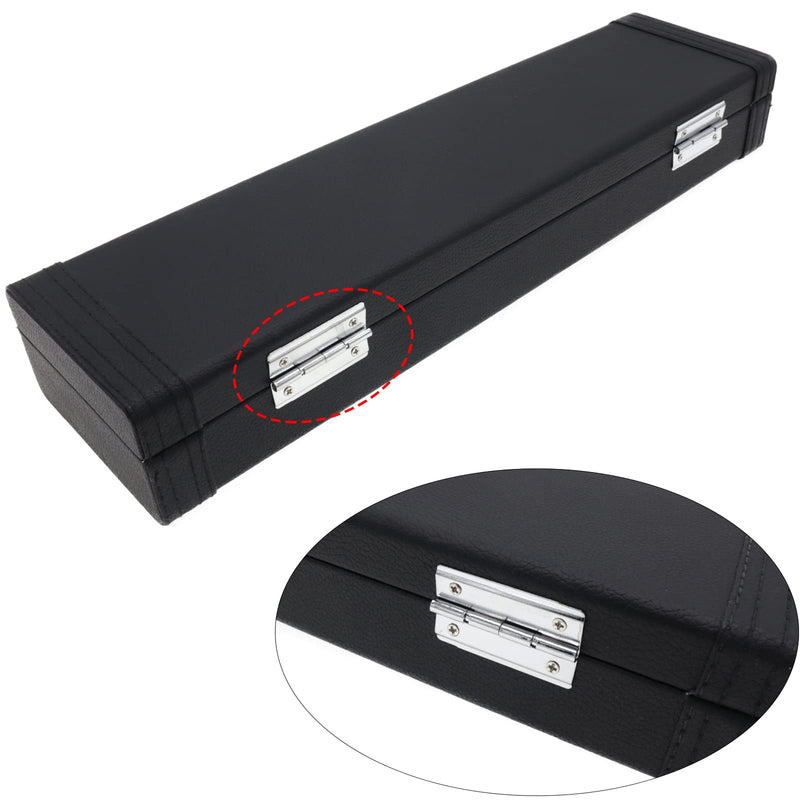 16 Hole Flute Case Cover, Hard Wooden Flute Case, Portable PU Leather Flute Case, Universal 16 Hole Flute Case Cover for Beginners Students, Flute Accessories