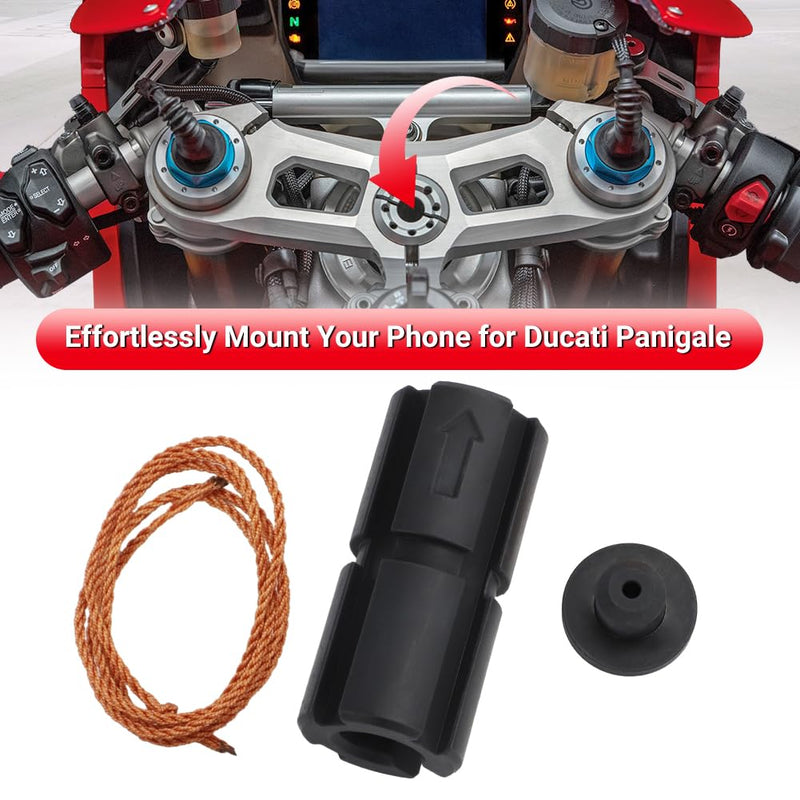 Stem Mount Adaptor for Quad Lock Rokform Effortlessly Mount Your Phone for Ducati Panigale-Perfect Phone Mount Solution