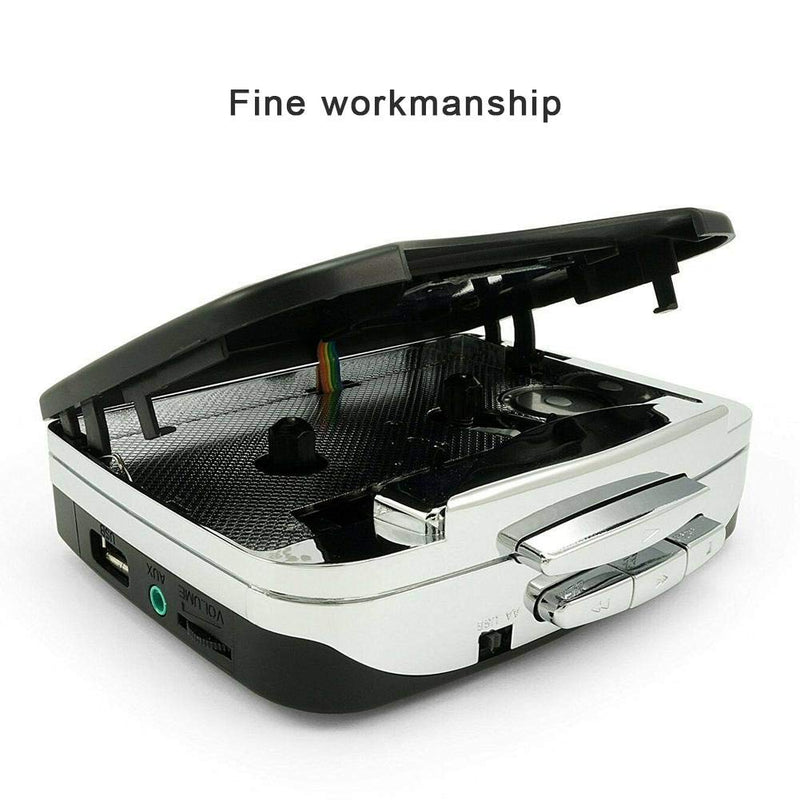 [AUSTRALIA] - Cassette to MP3 Converter Stereo USB Cassette Digital Tape MP3 with Headphones for Computer, Speaker, Transfer to Mobile Phone, for iPod, etc. 