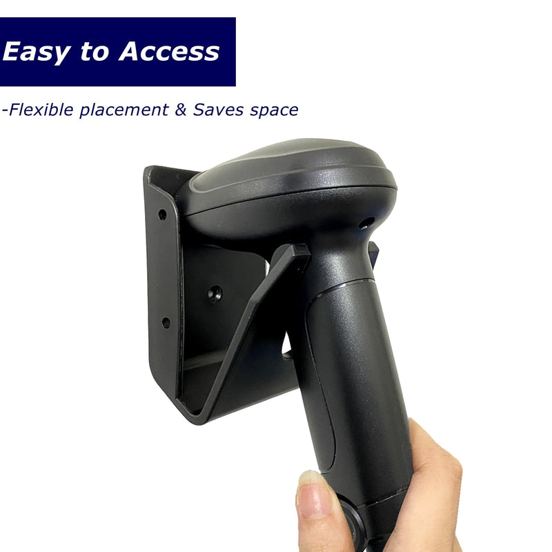 [AUSTRALIA] - Universal Scanner Holder,Barcode Scanner Holder,Barcode Reader Bracket Wall Mount Fit for Zebra Symbol LS2208 DS2278 LI4278 Most Barcode Scanners, with Screws & Wall Stickers (5pcs-Holder A1) 5pcs-Holder A1 