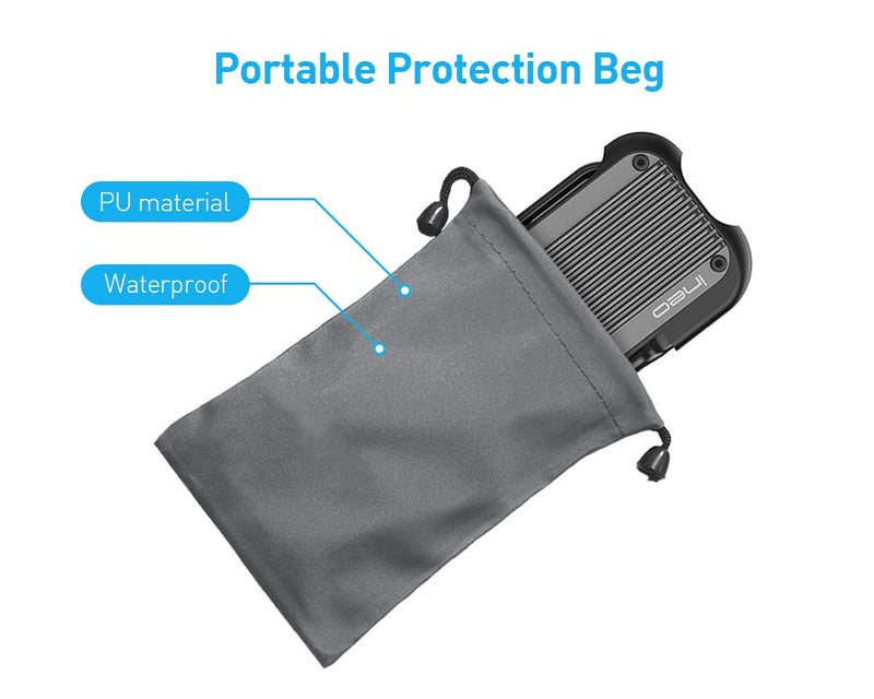 ineo M.2 NVMe (PCIe) USB 3.2 Gen 2 Type-C Rugged Waterproof Shockproof Aluminum Cover SSD Enclosure [C2594-NVMe]