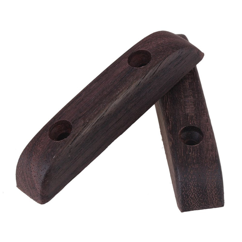 BQLZR 66mm Length Wooden Rosewood Thumb Rest Thumbrest with Mounting Screws for Bass Guitar Pack of 2