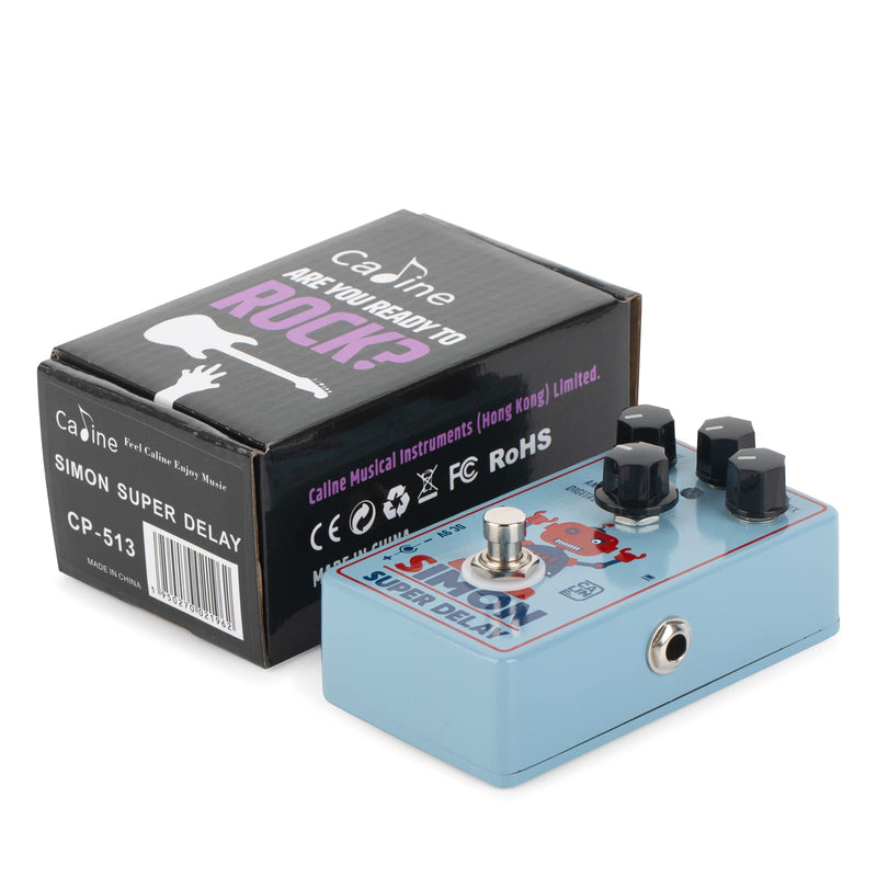 Caline CP-513 Simon Super Delay Guitar Effect Pedal with Digital, Analog and Tape options