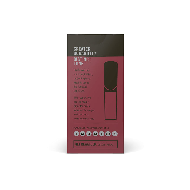 [AUSTRALIA] - Rico Plasticover Bb Clarinet Reeds, Strength 2.5, 5-pack 