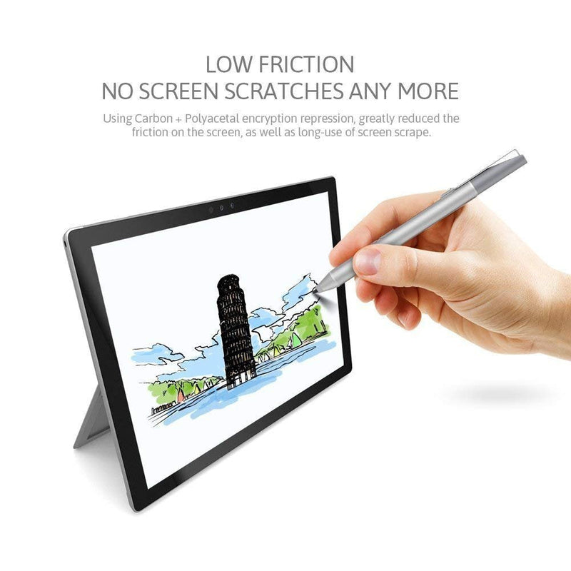 Digital Pen Active Stylus for ASUS Transformer T102HA T103HA T303UA T305CA T304UA, ZenBook UX560UA UX561UA, Vivobook TP510UA TP203NA TP401NA with 1024 Levels of Pressure Sensitivity Platinum