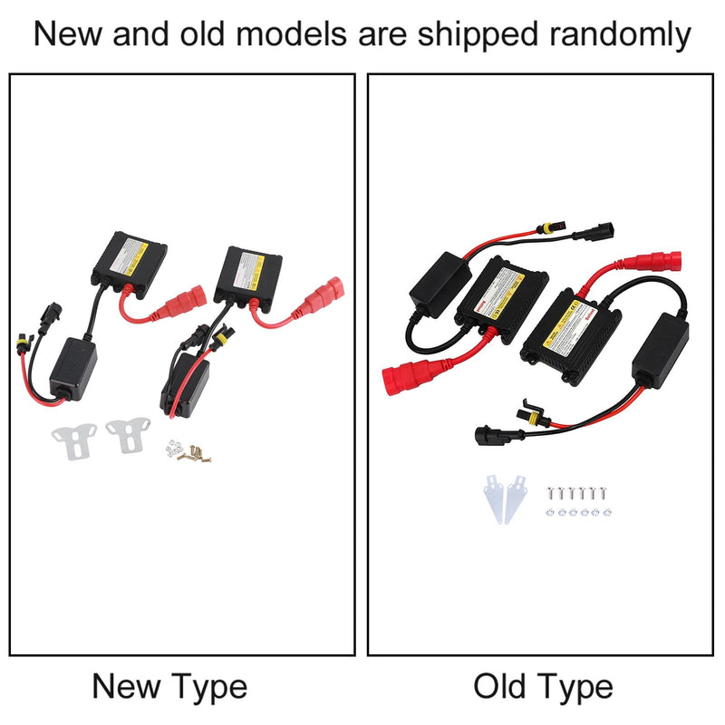 Xenon Retrofit Kit, 2 Pieces 12 V 55 W Ballast, Universal Digital DC Ballast Replacement Conversion Kit
