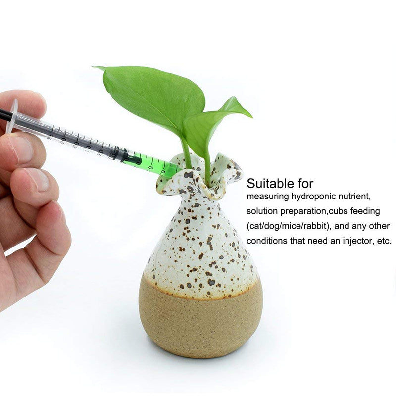 [AUSTRALIA] - Gebildet 100 x 1 ml Syringes, Oil Dosing Syringe (without Needles) with Caps, for Small Pet Feeding, Industrial Precision Application [Not Medical Use] 1ml-100pcs 