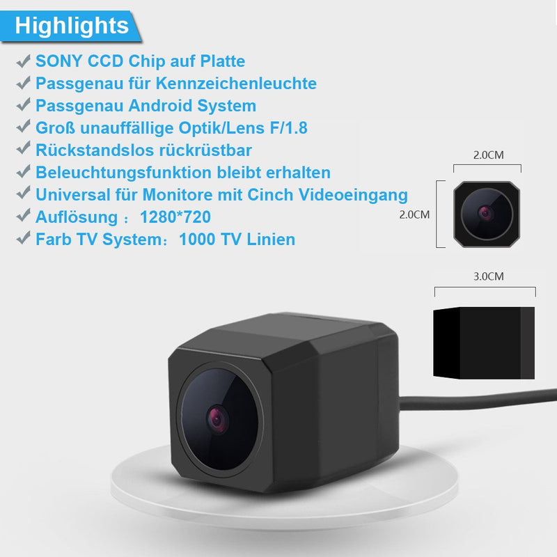 1280 * 720 pixels 1000TV lines Car License Plate Light Rear View Camera for Volvo S60 S80 V70 Super Pro HD camera