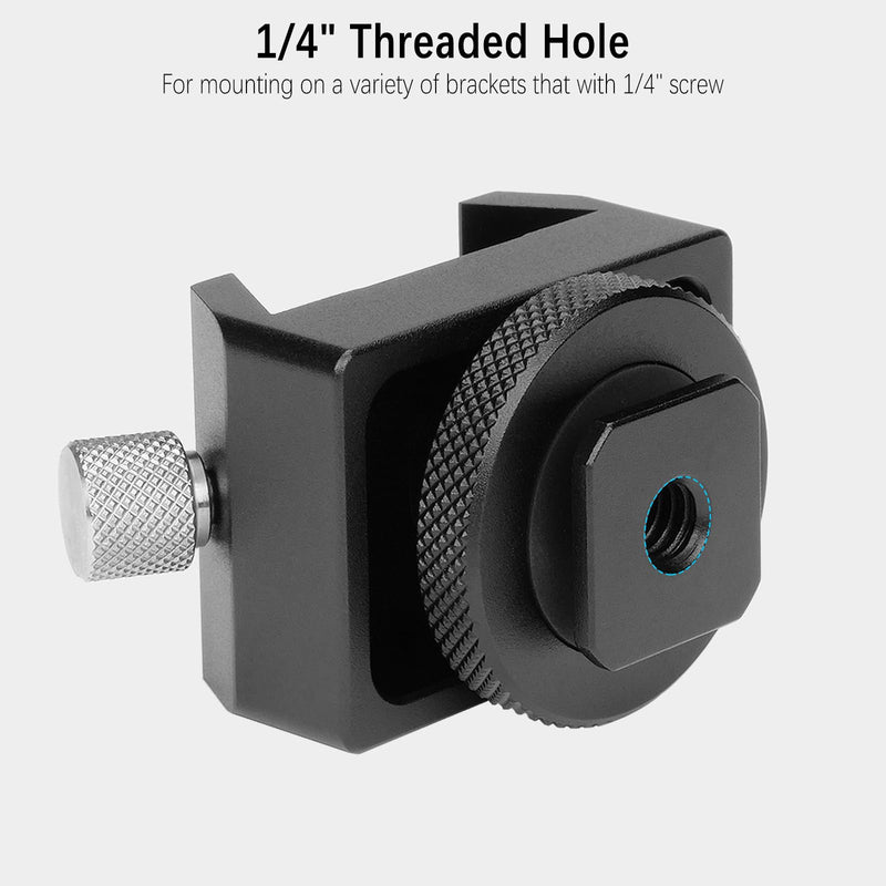 [AUSTRALIA] - Metal Telescope Finderscope Mount Adapter Finder Scope Base Dovetail Bracket with 1/4" Threaded Hole for Video DSLR Mirrorless Camera Flash Hotshoe Coldshoe Hot Cold Shoe Sky Astrophotography 