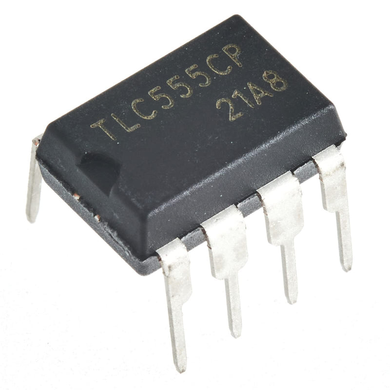 10pcs TLC555CP TLC555 TLC 555 TI Lin CMOS Timers IC Chip，DIP-8.