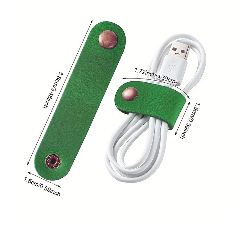 Multi colored cable ribbon, reusable snap on cable manager, suitable for headphone and travel cable management (multicolour,20) Multicolour 20