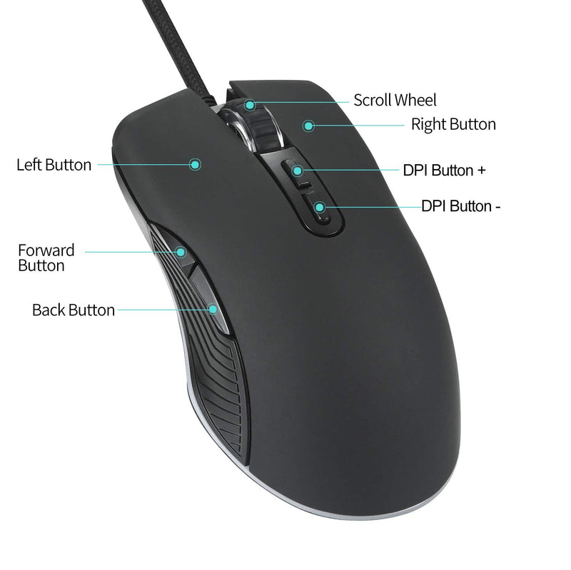 ValueRays USB C Heated Mouse Pro, All Type-C Device Computer Port, Mouse Hand Warmer (Includes ONE Standard USB Adapter) New 2020 Design!