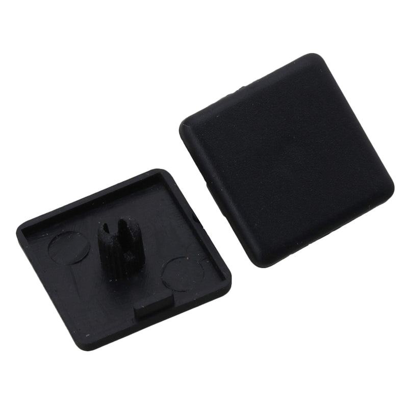 20pcs Single Hole Extrusion End Caps for 2020 European Standard Aluminum Profile Black 20x20mm