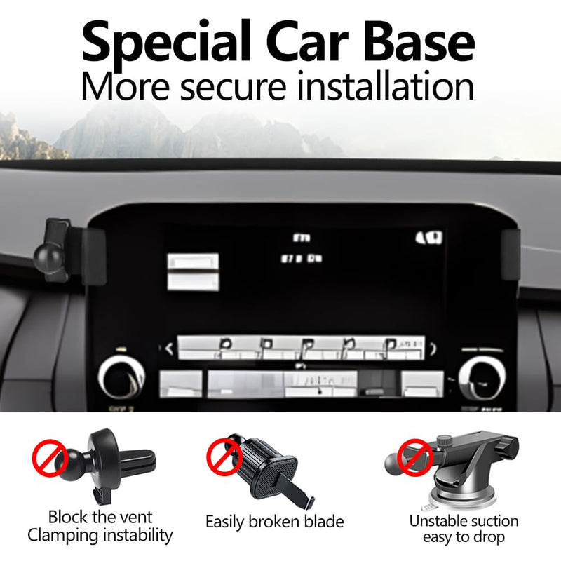 Car Magnetic Phone Mount for Mitsubishi Outlander ES/Black Edition 2022 2023 2024 [Only for 8 inch Screen] Auto Interior Accessories Best Cellphone Holder Mobile Cradle Cell Phones Magnet Stand for 2022-2024 Outlander [8 inch Screen]