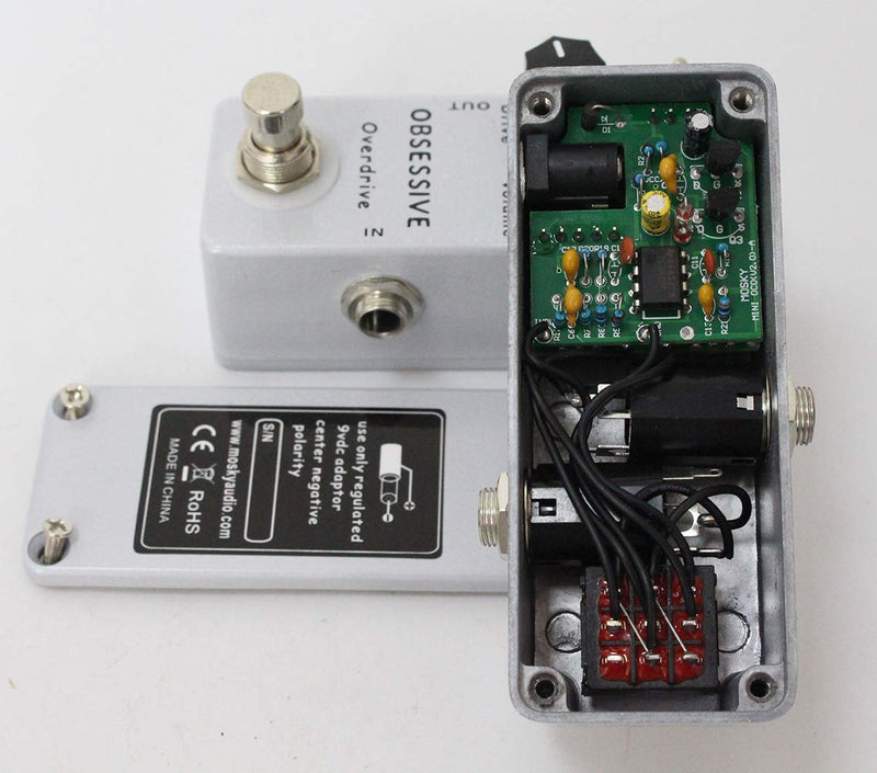 [AUSTRALIA] - Moskyaudio Mini Obsessive Overdrive Effect Pedal with True Bypass Switch 