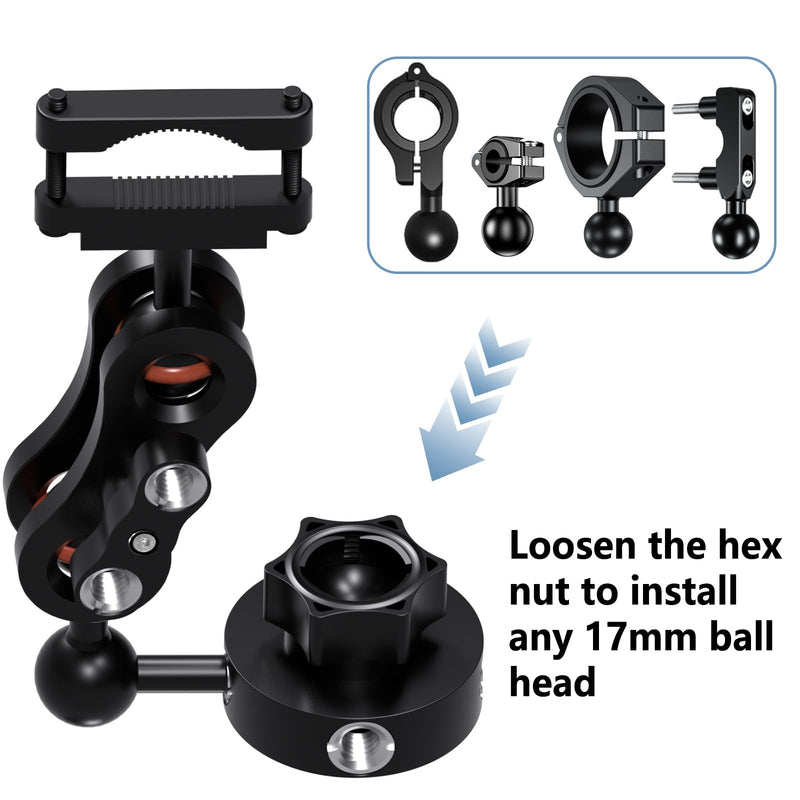 Magnetic Radar Detector Mount,Aluminum Rearview Mirror Rod | Compatible with Cobra,Uniden,Escort,Valentine One,Beltronics,Whistler etc All Radar Models