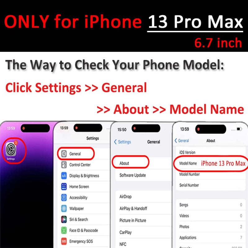 ZVE iPhone 13 Pro Max Crossbody Wallet Case, Card Holder Phone Case for Women, Zipper Leather Purse with Wrist Strap, RFID Blocking Cover Gift for iPhone 13 Pro Max (6.7 inch, 2021)- Black iPhone 13 Pro Max, 6.7"
