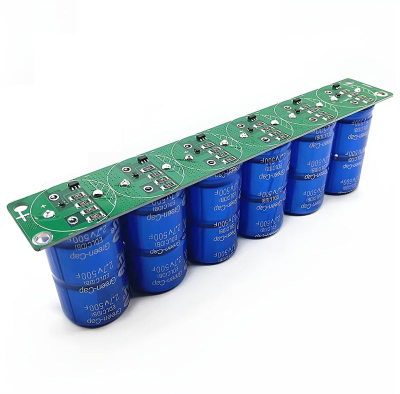 1Set of 6 Automotive Supercapacitor Rectifier Modules 35 x 60 mm 2.7V 500F Supercapacitor Rectifier Module with Balancing Board Circuit Boards