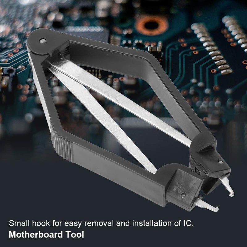 IC Extractor Removal Puller, Chip Extractor, IC Extractor Tool, Logic Gates, Stainless Steel IC Chip Removal Tool Motherboard Component Ic E