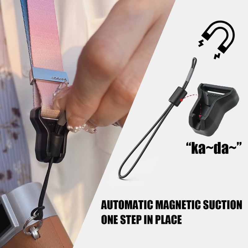 Quick Magnetic Buckle Camera Shoulder Strap Lanyard Camera Straps for Photographers for Magnetic Camera Neck Strap Aurora