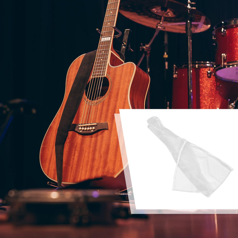 Guitar Cover Instrument Bass Cover for Acoustic and Electric Guitars Transparent Design for Home Use