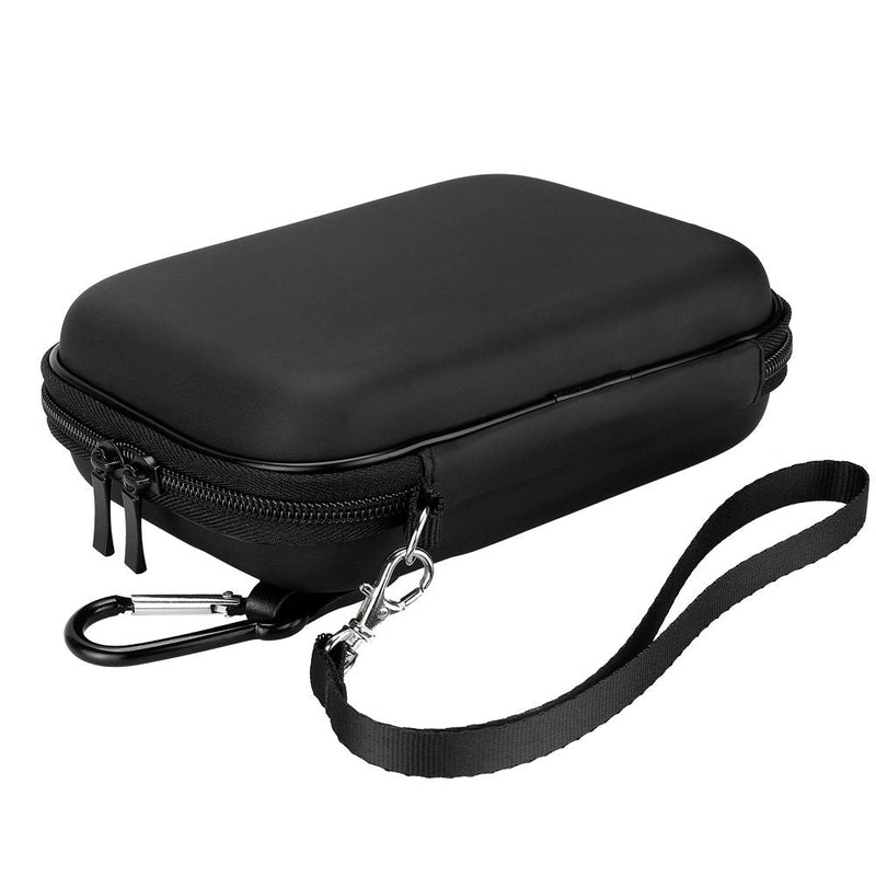 Lacdo Hard Drive Carrying Case for Toshiba Canvio Basics / Canvio Advance / Canvio Flex Gaming, Seagate One Touch Portable External Hard Drive 1TB 2TB 3TB 4TB 2.5 inch HDD Shockproof Travel Bag, Black