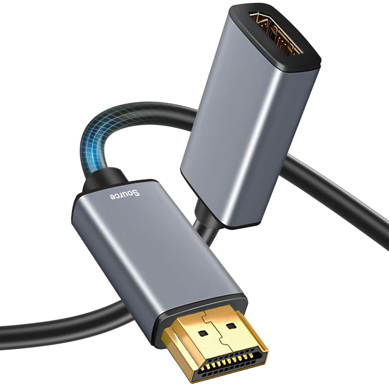 Kumiho HDMI to DisplayPort Adapter 4K60Hz High Speed HDMI Male to Display Port Female Converter Cable for PC Graphics Card Laptop PS5/4(Non-Bidirectional) 0.75FT HDMI M to DP F(No power cord required)