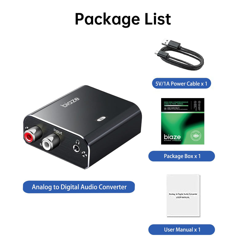 [AUSTRALIA] - Analog to Digital Audio Converter, RCA to Optical Converter RCA/3.5mm to Toslink and Coaxial Adapter for PS5 PS4 HDTV DVD Soundbar 