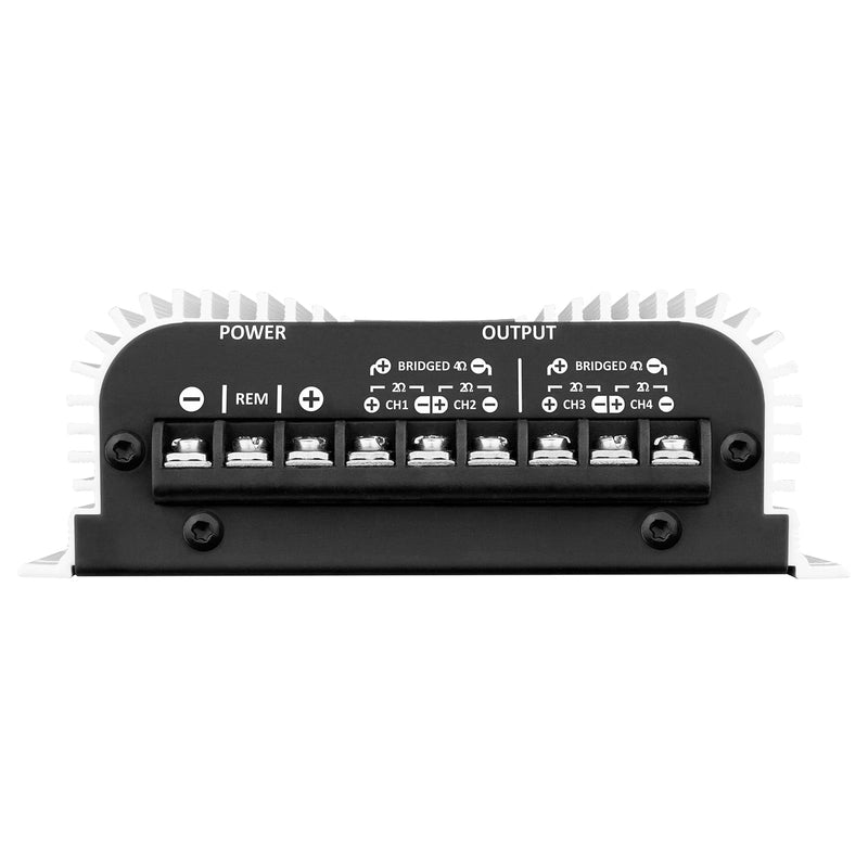 Taramps TS 400x4 400 watts RMS 4 Channels Full Range Car Audio Amplifier, 2 Bridged Channels, RCA Input Class D, Output Power, Multichannel Amplifier System, Small - TS400X4 | Bridgeable outputs, built-in HPF/LPF crossovers and RCA inputs provide flexi...