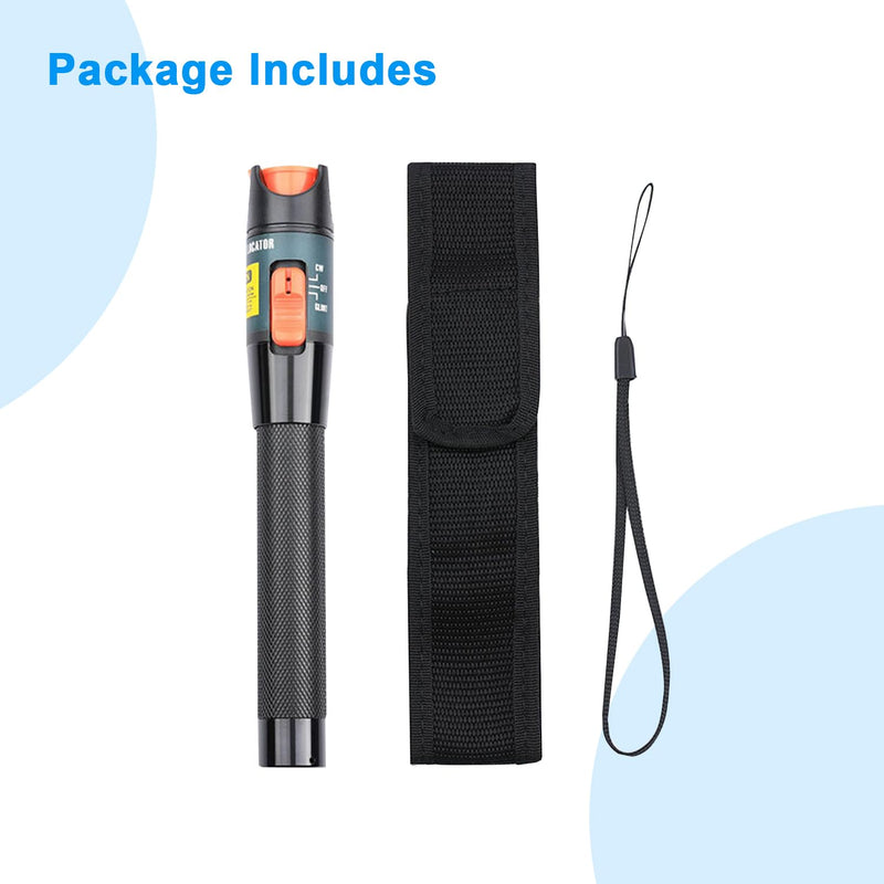 DAXGD 10mW Red Visual Fault Locator Optical Cable Test Pen, Fibre Optic Tester, Fibre Optic Cable Tester for CATV Telecommunications Multifunctional Tester 10 mW