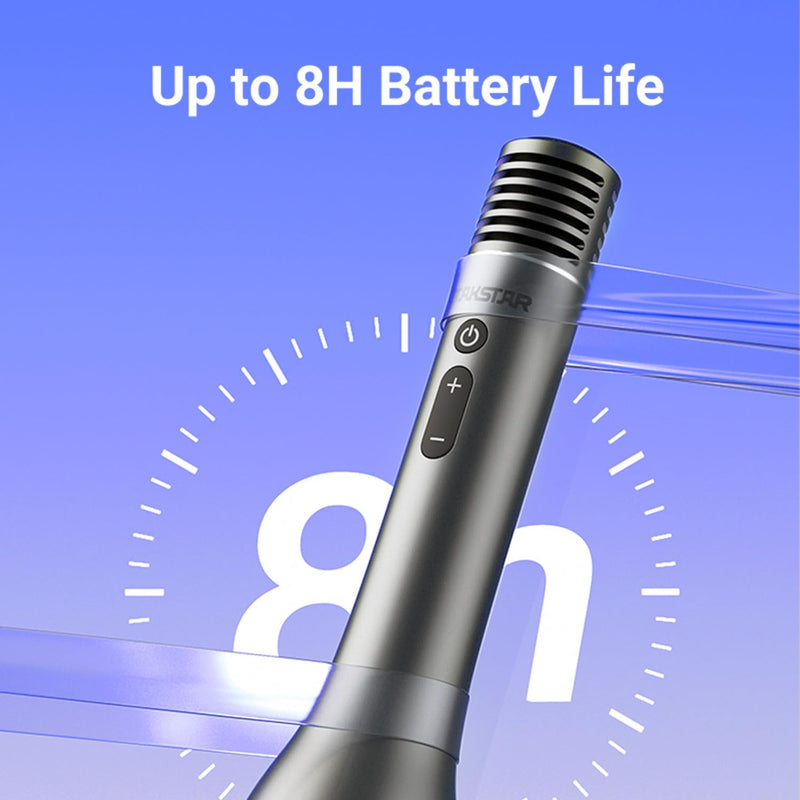 [AUSTRALIA] - TAKSTAR Bluetooth Microphone Karaoke Wireless Mic & Voice Amplifier Microphone with Speaker, 4 Sound Effects & TF Card, 12W Portable Handheld Mic for Meeting Outdoors Speech Party Teaching(DA12) 