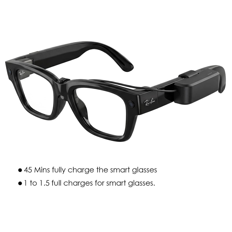 Battery Pack Charger for RayBan Meta Display, Portable Charger for Meta Glasses Accessories, Wearable Mini Power Bank for Meta Display