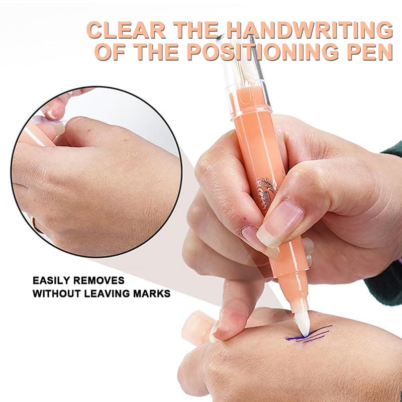 [AUSTRALIA] - HAZMA 1 Tattoo Pen Set Includes a Double-Headed Tattoo Pen and a Tattoo Eraser, Temporary Tattoo Markers for Skin, Tattoo Pens for the Skin, Skin Marking Pen 