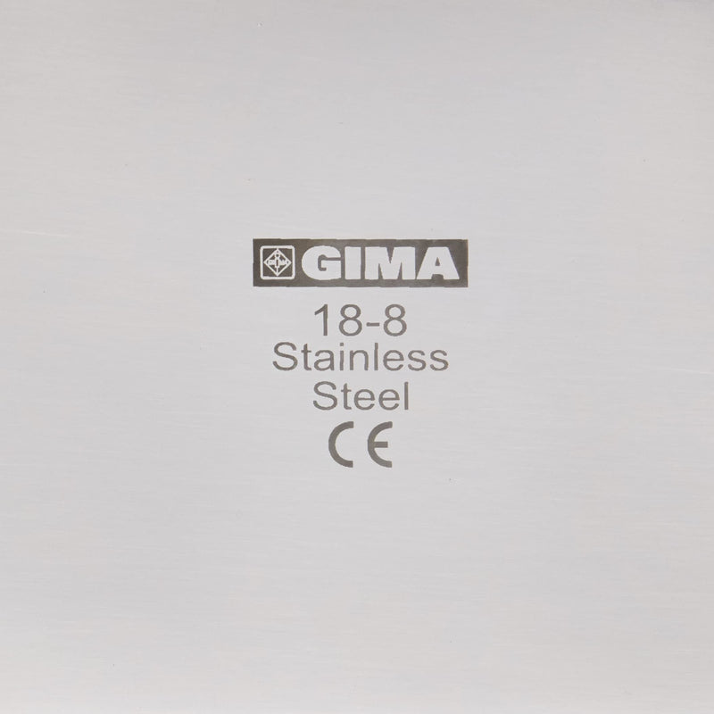 [AUSTRALIA] - GIMA 26600 Stainless Steel Dental Instrument Trays 208mm x 109mm x 15mm 
