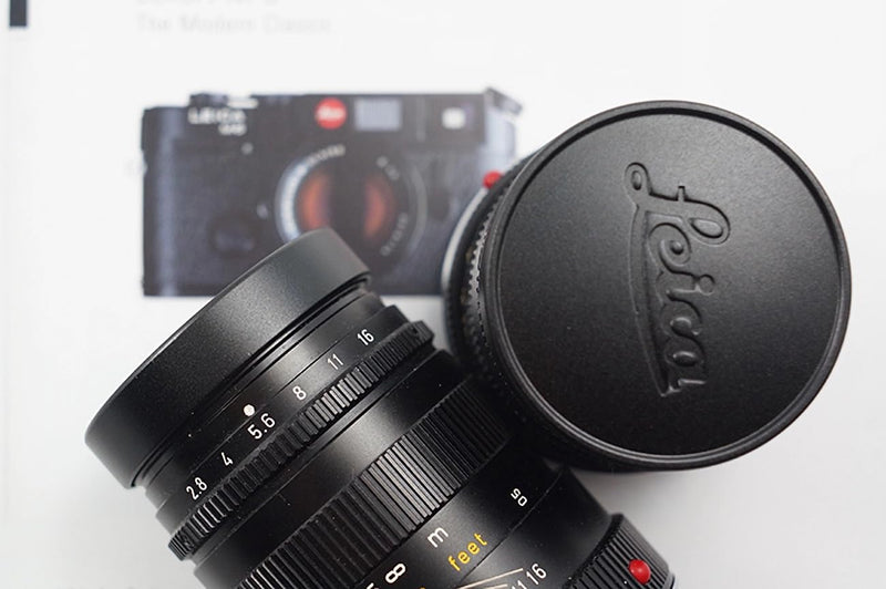 [AUSTRALIA] - Qb-C Metal Black Lens Cap Front Cover Compatible with Leica L39 E39 Caliber Lens Voigtlander Zeiss Summicron Summaron Summilux Elmar Elmarit Jupiter, Internal Diameter 42mm(1.65in) (Black) 