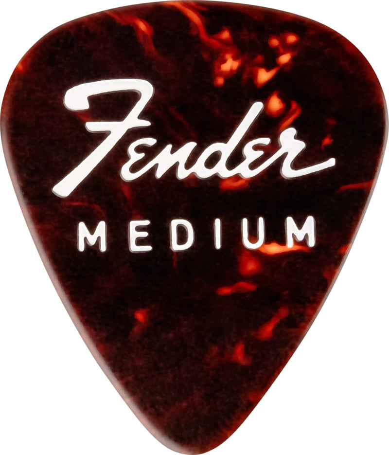 Fender Fine Electric Guitar Picks 351 Shape, Stocking Stuffers, Guitar Accessories, 12-Pack Tin