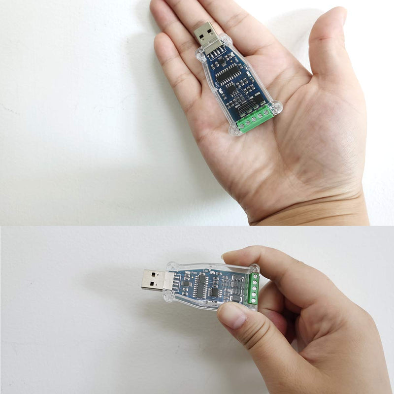 DSD TECH SH-U08A USB to RS422 RS485 Adapter with CH340E Chip for Windows 10,8,7