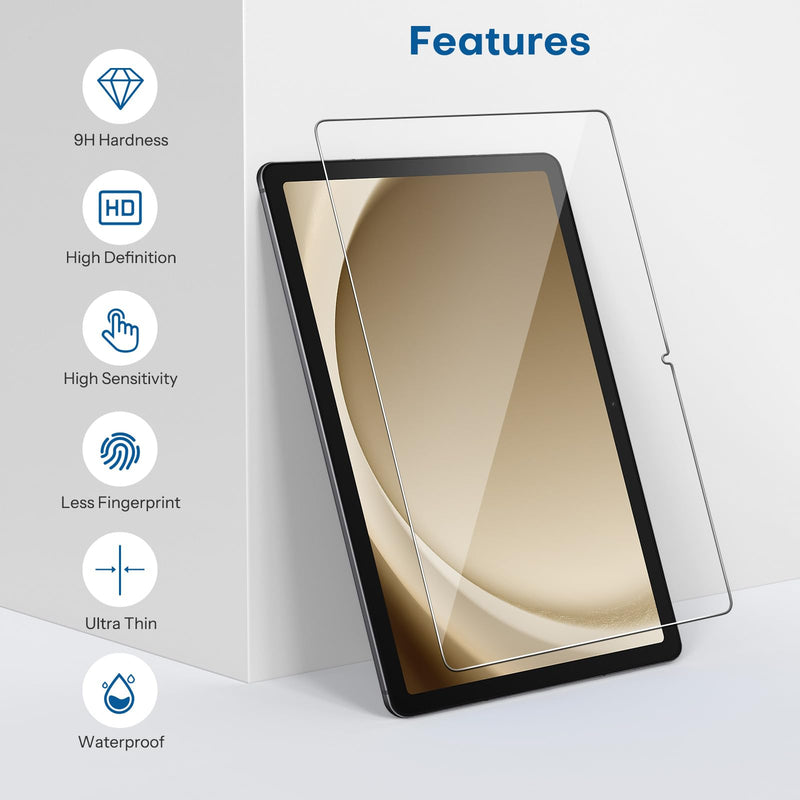 SPARIN 3 Pack Screen Protector for Samsung Galaxy Tab A9 Plus 11 Inch 2023, Tempered Glass Tablet Screen Protector for Galaxy Tab A9+ 5G (SM-X210/X216/X218), Case Friendly, Anti Scratch Galaxy Tab A9 Plus 11"